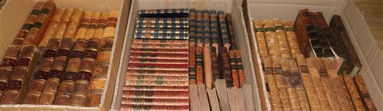 Bindings - 18th and 19th century poetry and general literature, (3 boxes)